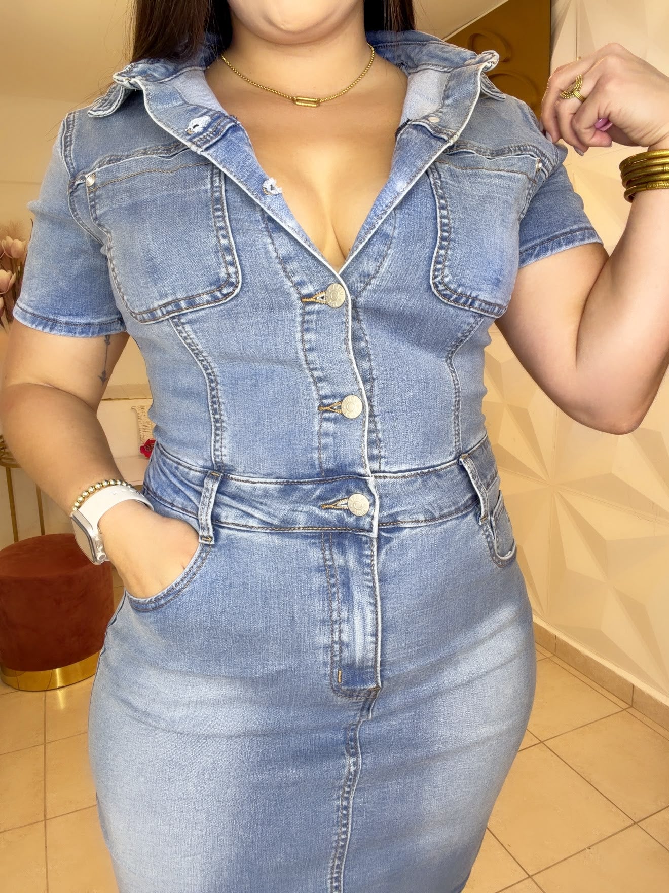 Denim Dress VIBRANT