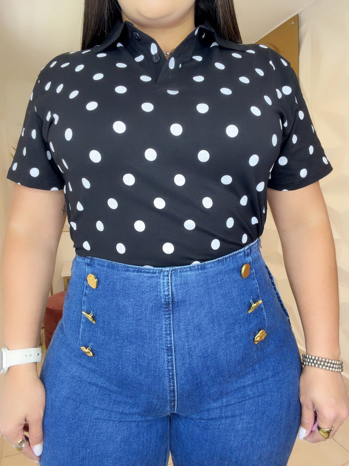 Tshirt Polka Dots (Dos colores a elegir)