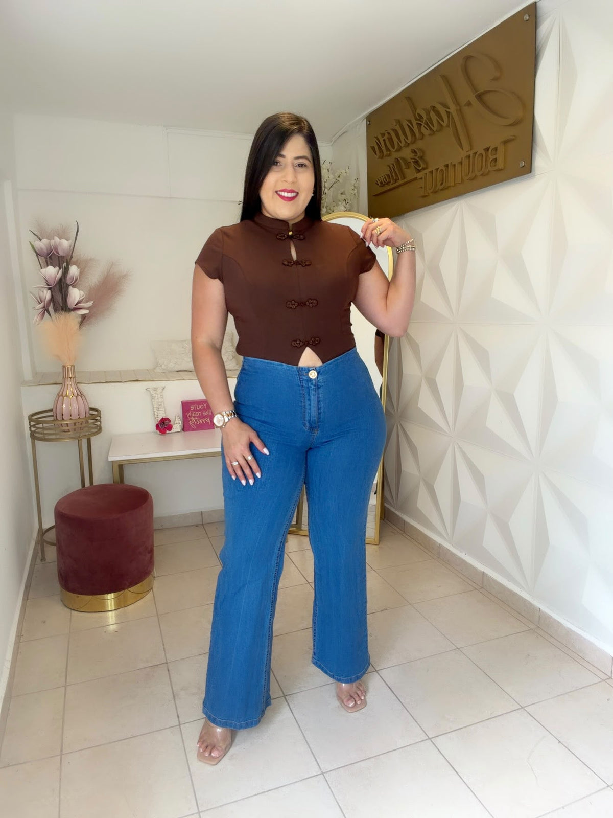 Brown Blouse