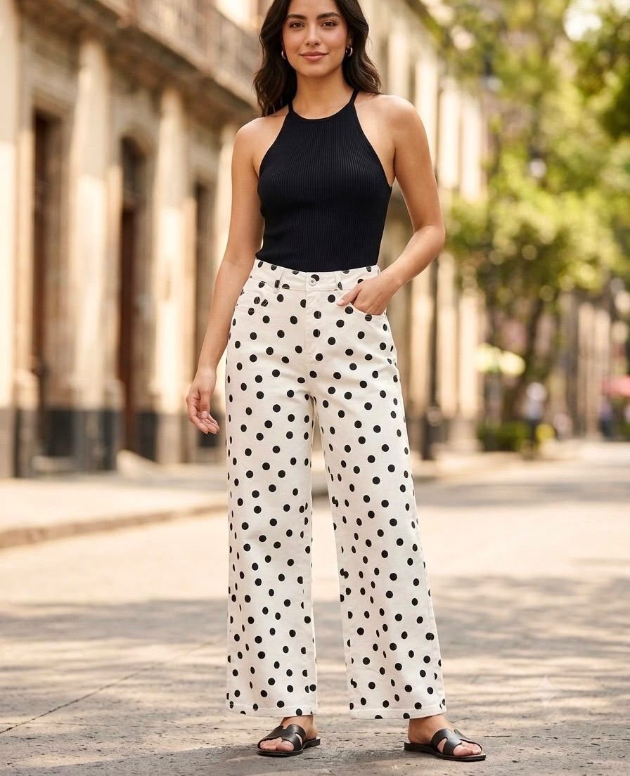 Pants polka dots