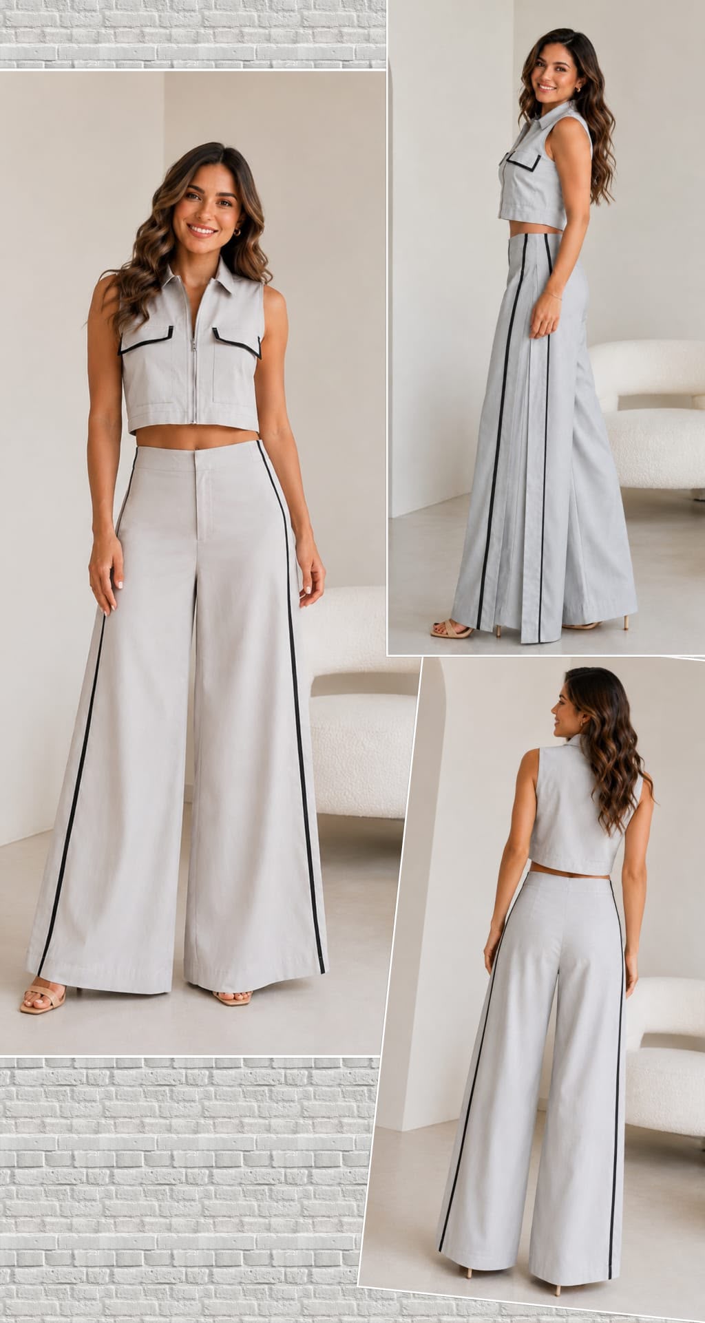 Set grey & black