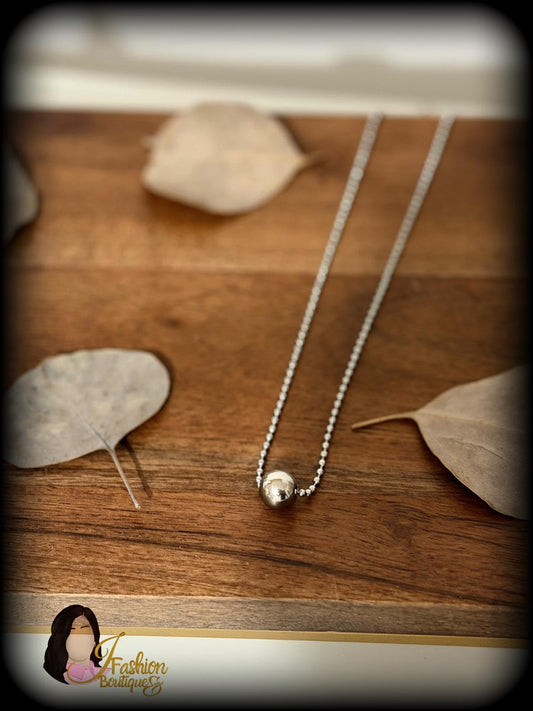 Collar esfera colgante