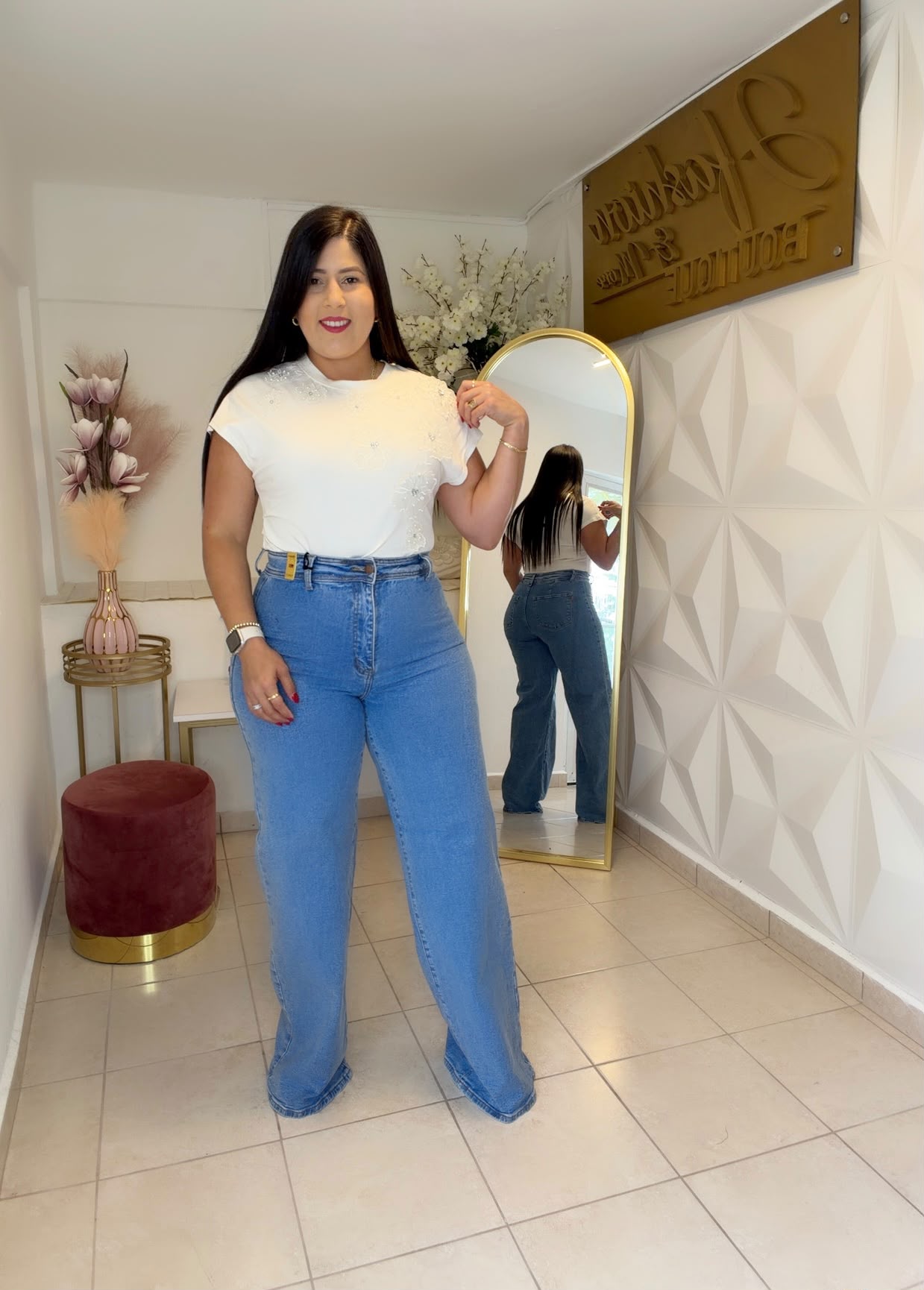 ViBRANT Jeans 𝗛𝗶𝗴𝗵 𝘄𝗮𝗶𝘀𝘁