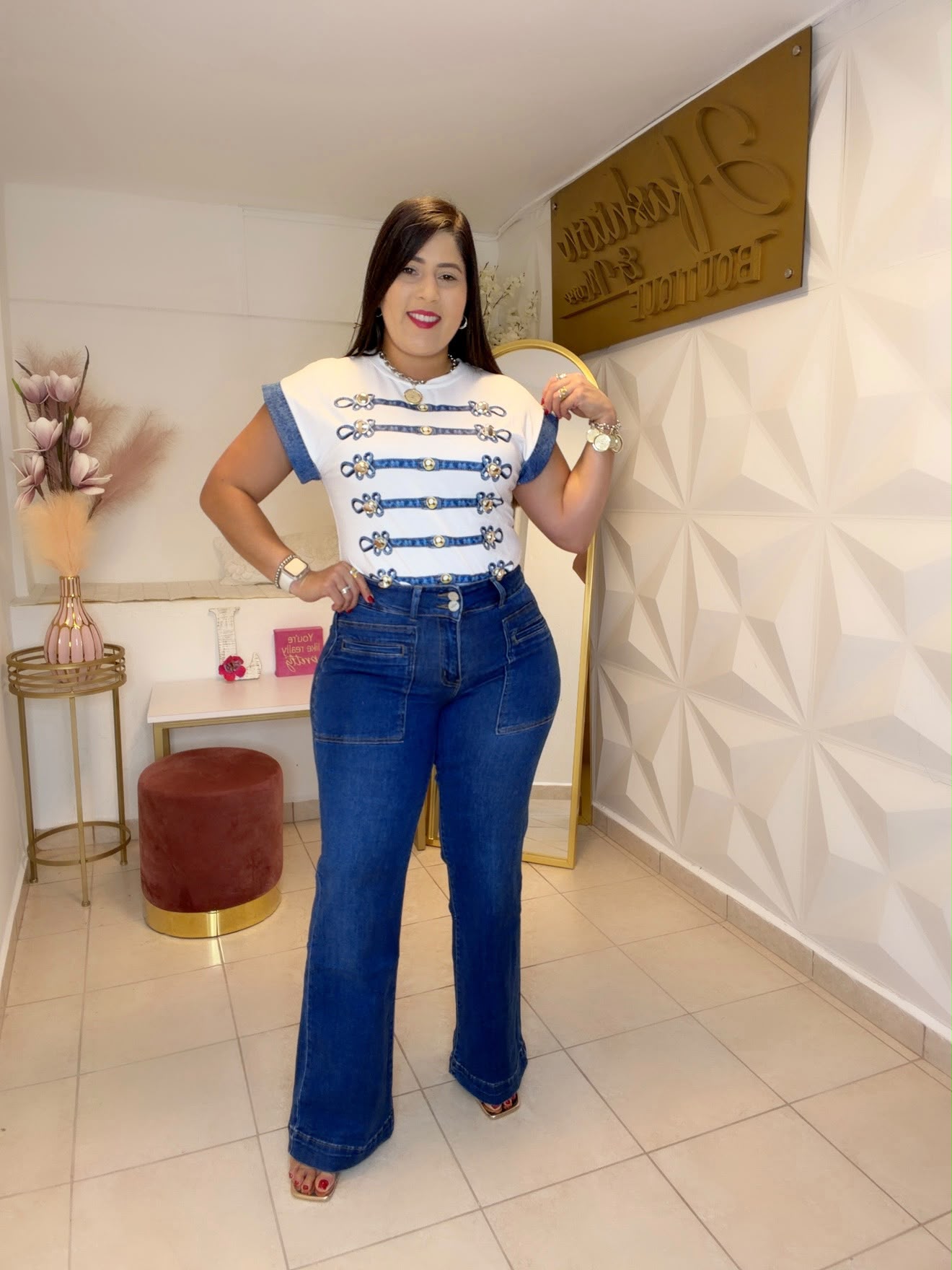 Jeans  𝗛𝗶𝗴𝗵 𝘄𝗮𝗶𝘀𝘁