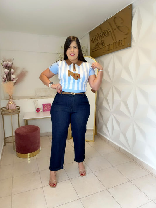 BRAIDED BELT PANTS