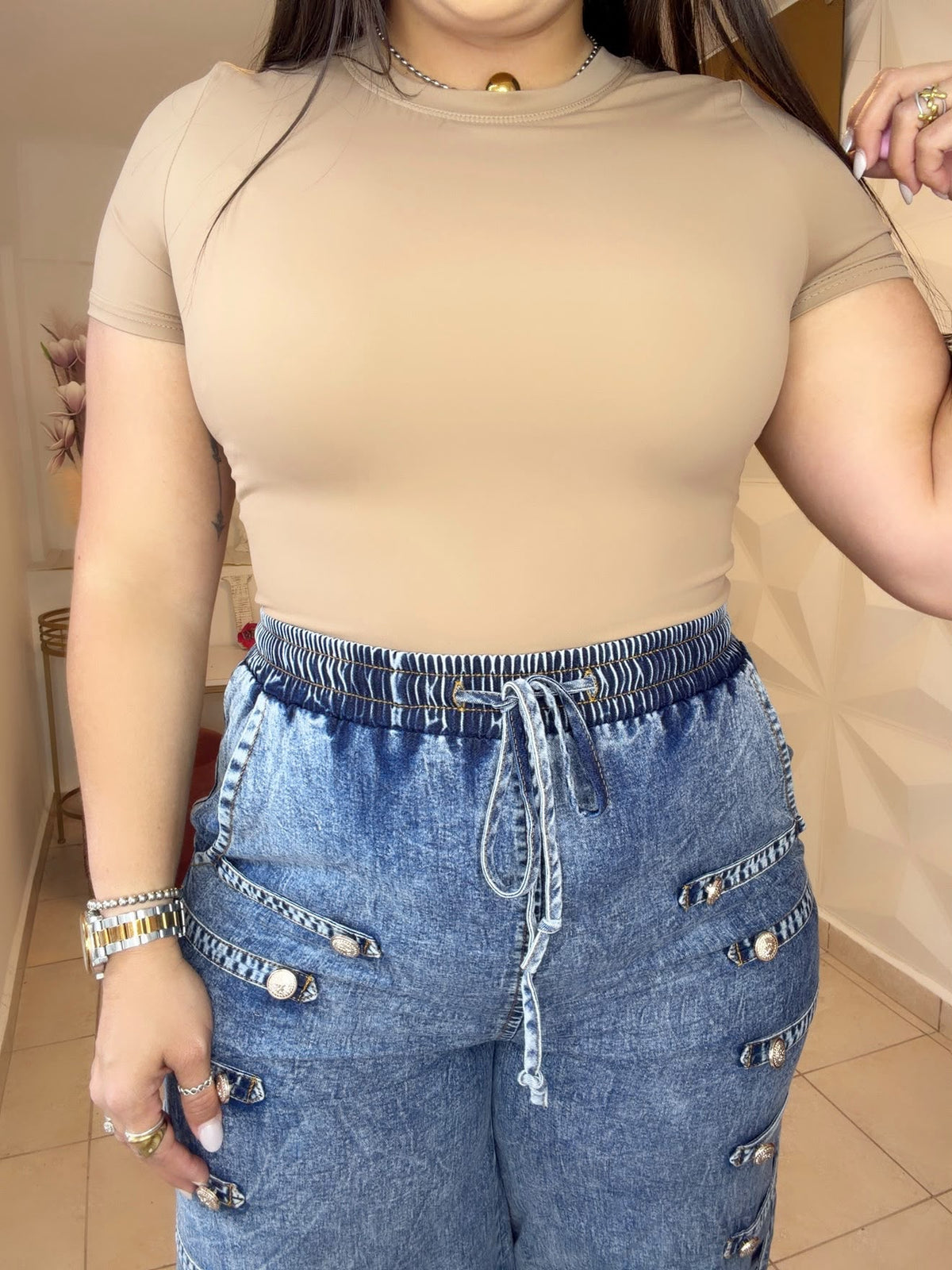 Basic Top Taupe