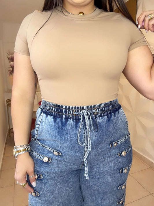 Basic Top Taupe