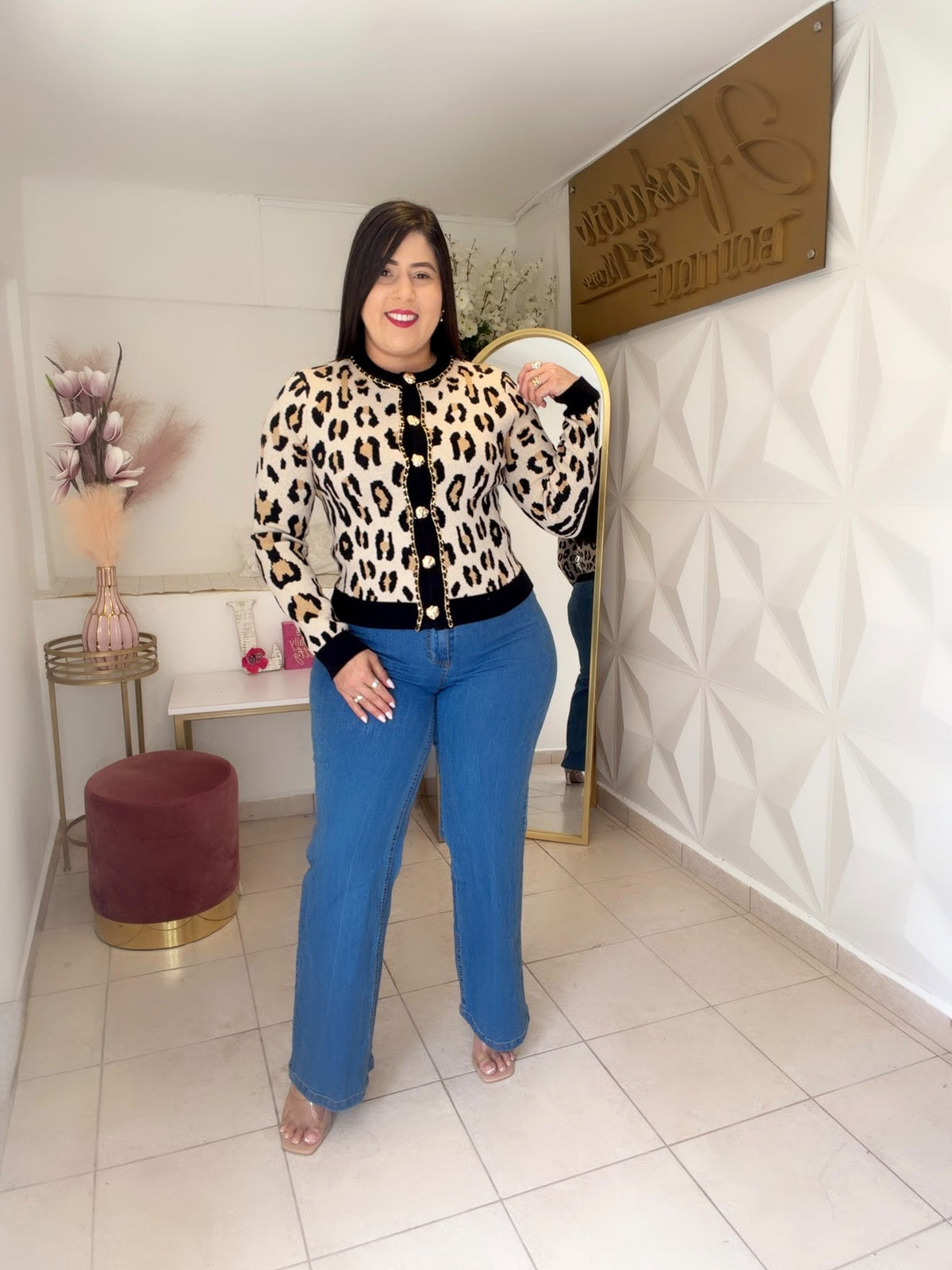 𝘽𝙇𝙐𝙎𝗔 Estilo 𝘚𝘞𝘌𝘈𝘛𝘌𝘙𝘚 Animal Print