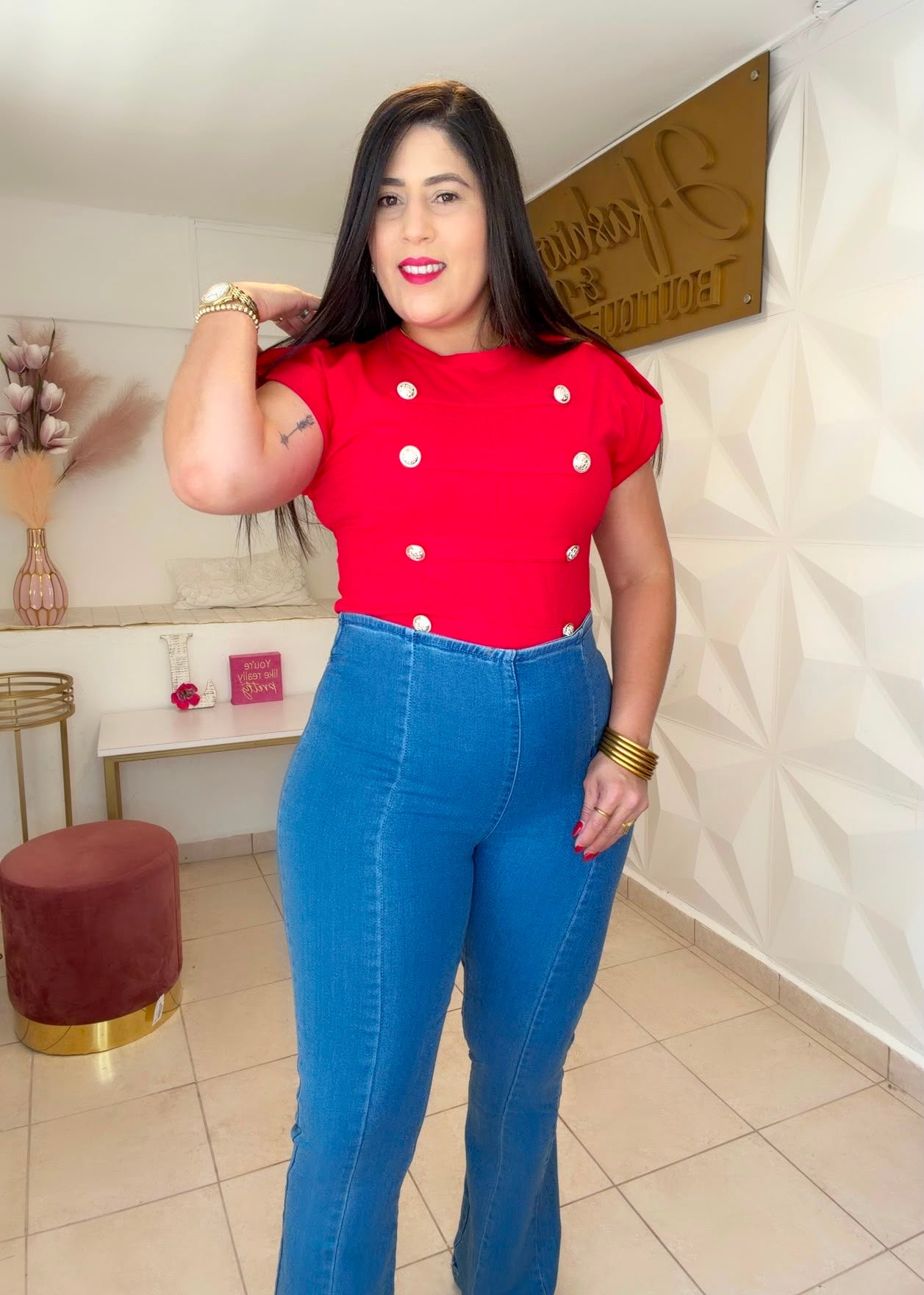 Pants denim 𝗛𝗶𝗴𝗵 𝘄𝗮𝗶𝘀𝘁