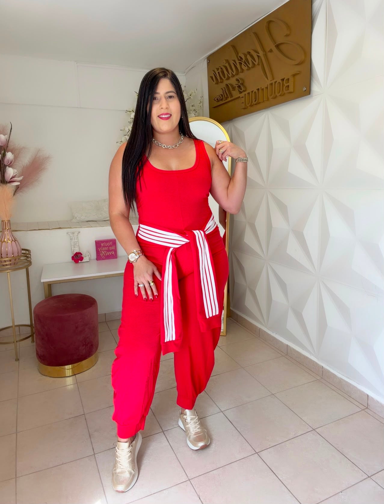Jogger Jumpsuit Red ❤️