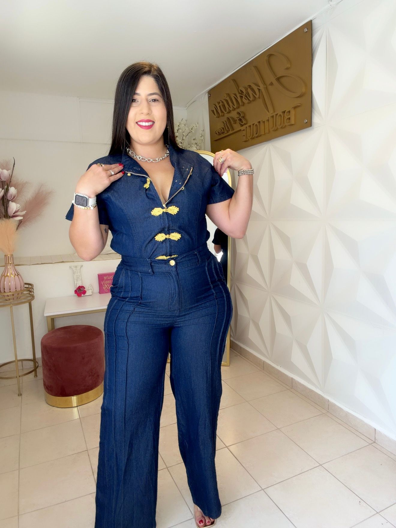 Set Dark Denim Napoleón