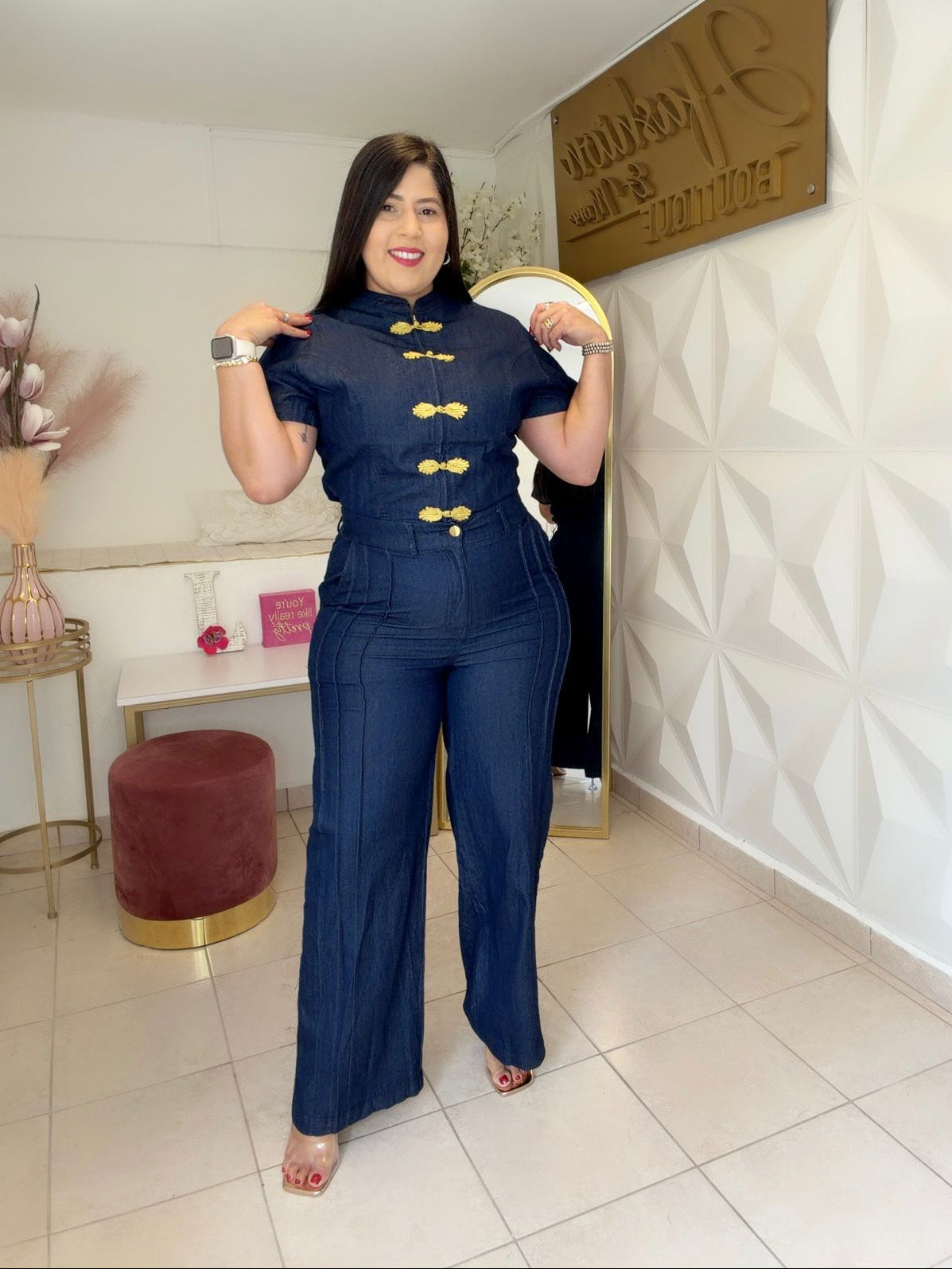 Set Dark Denim Napoleón