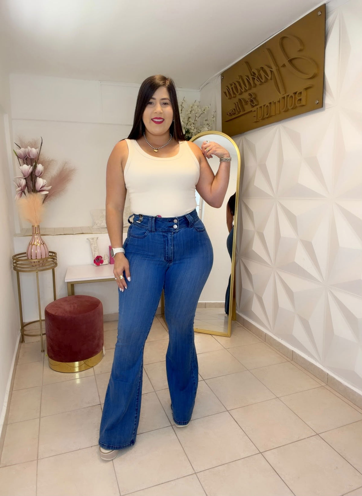 Jeans ViBRANT 𝗛𝗶𝗴𝗵 𝘄𝗮𝗶𝘀𝘁