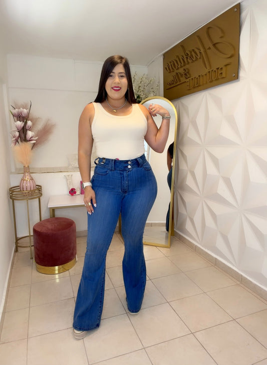 Jeans ViBRANT 𝗛𝗶𝗴𝗵 𝘄𝗮𝗶𝘀𝘁