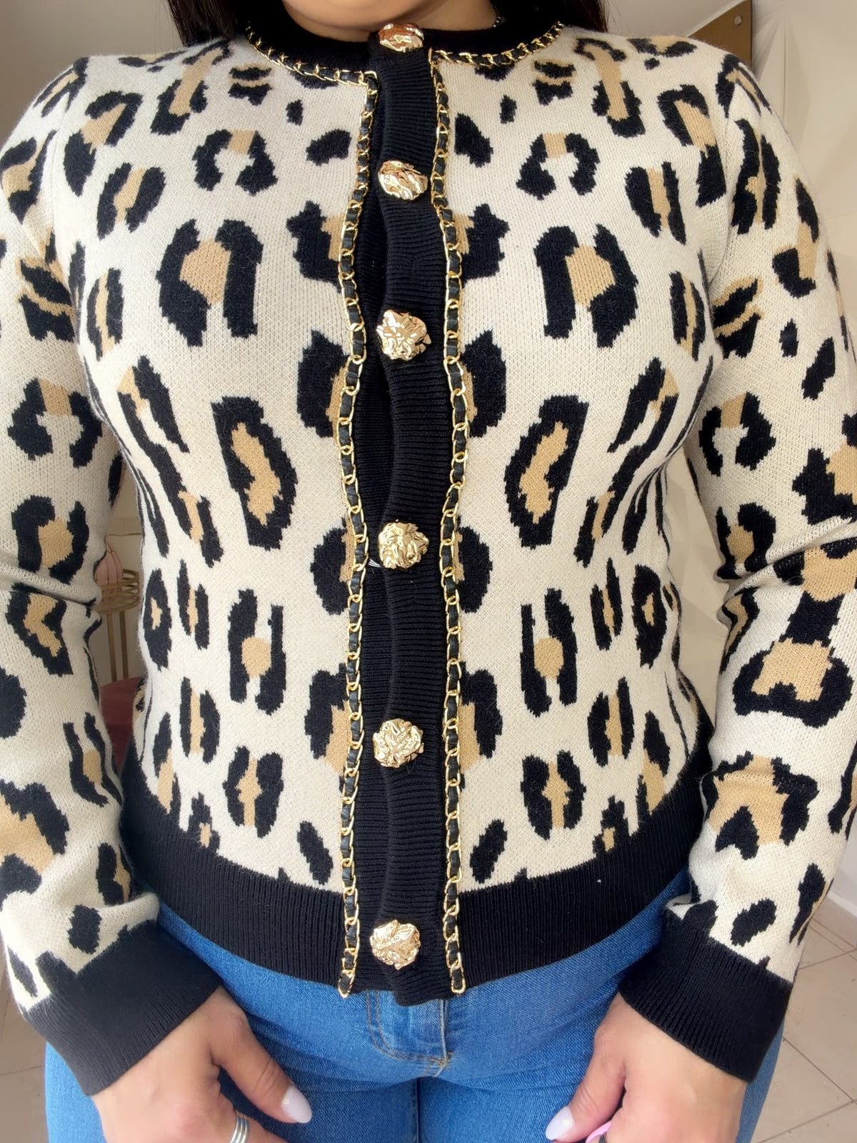 𝘽𝙇𝙐𝙎𝗔 Estilo 𝘚𝘞𝘌𝘈𝘛𝘌𝘙𝘚 Animal Print