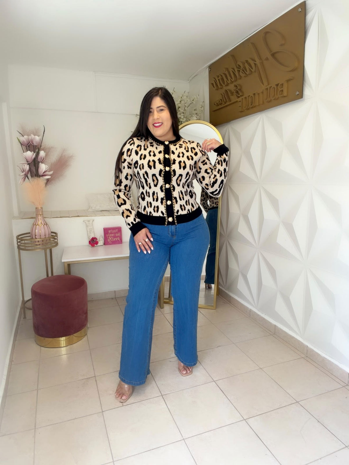 𝘽𝙇𝙐𝙎𝗔 Estilo 𝘚𝘞𝘌𝘈𝘛𝘌𝘙𝘚 Animal Print