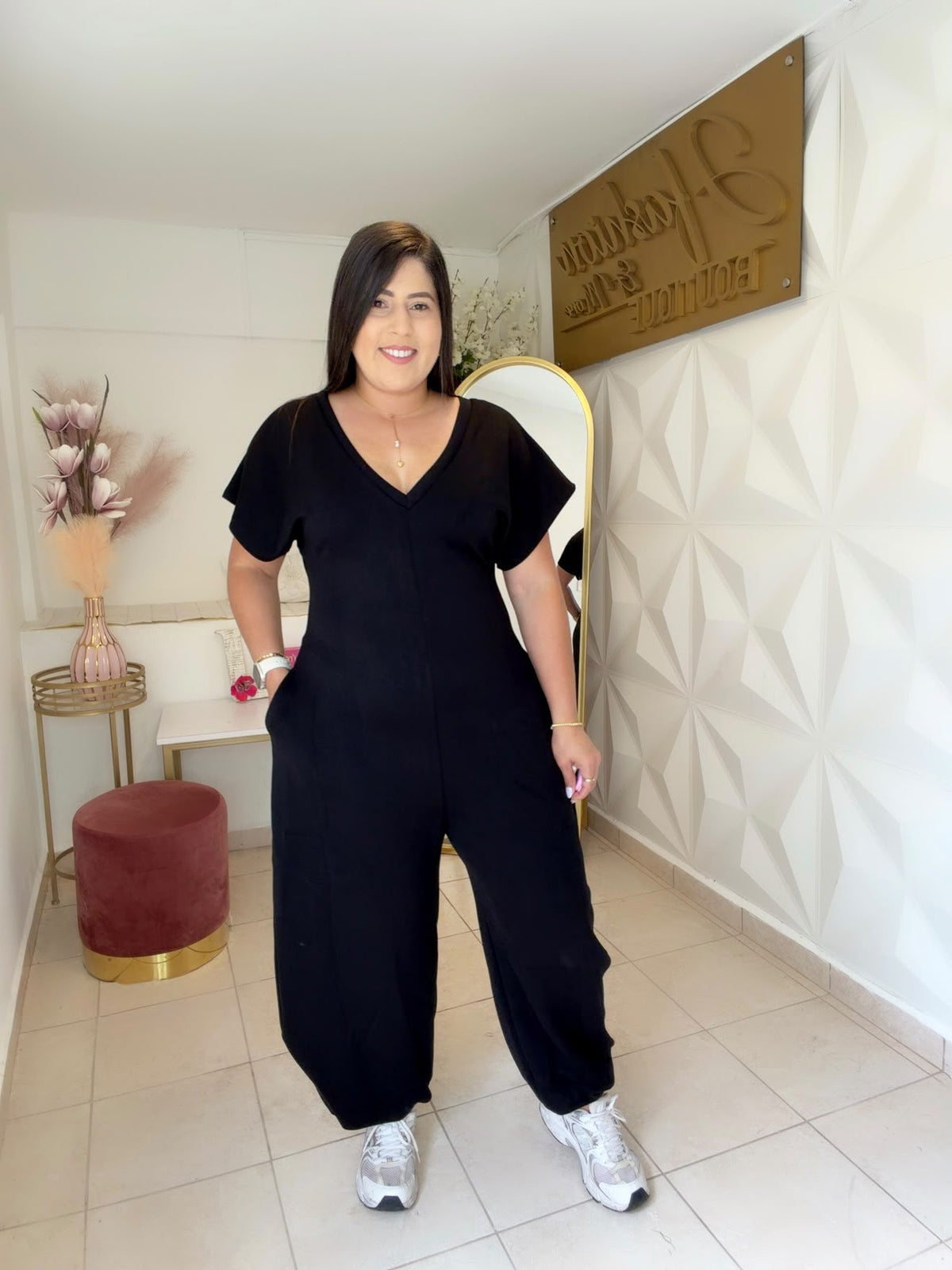 Jumpsuit Jogger  Black 🖤 OR Wine 🍷