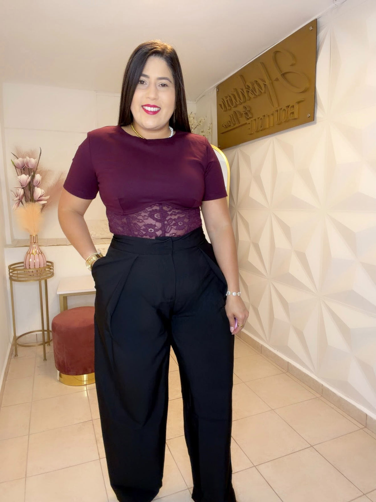 Barrel Pants Black OR Barrel Pants Beige Stone