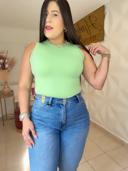 Basic Top Green Apple (one size)