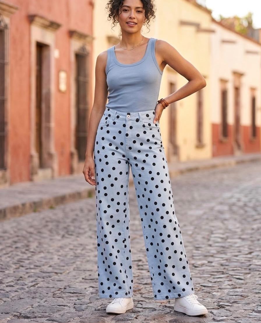 Pants polka dots