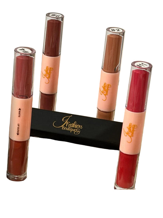 Lipstick 2 in 1 & Matte & lip Gloss