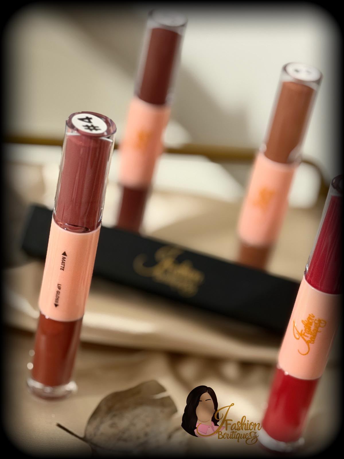 Lipstick 2 in 1 & Matte & lip Gloss