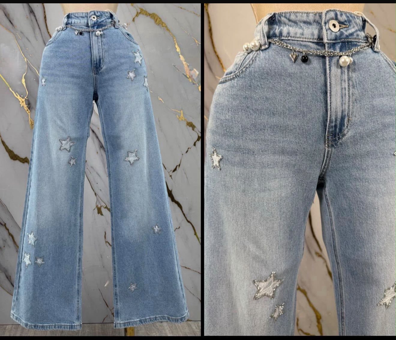 👖 Jeans Denim Star (incluye correa)