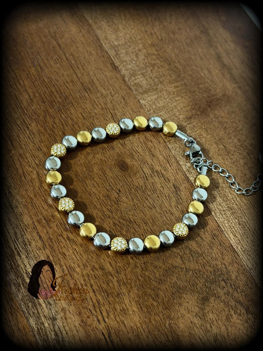 Pulsera dos tonos