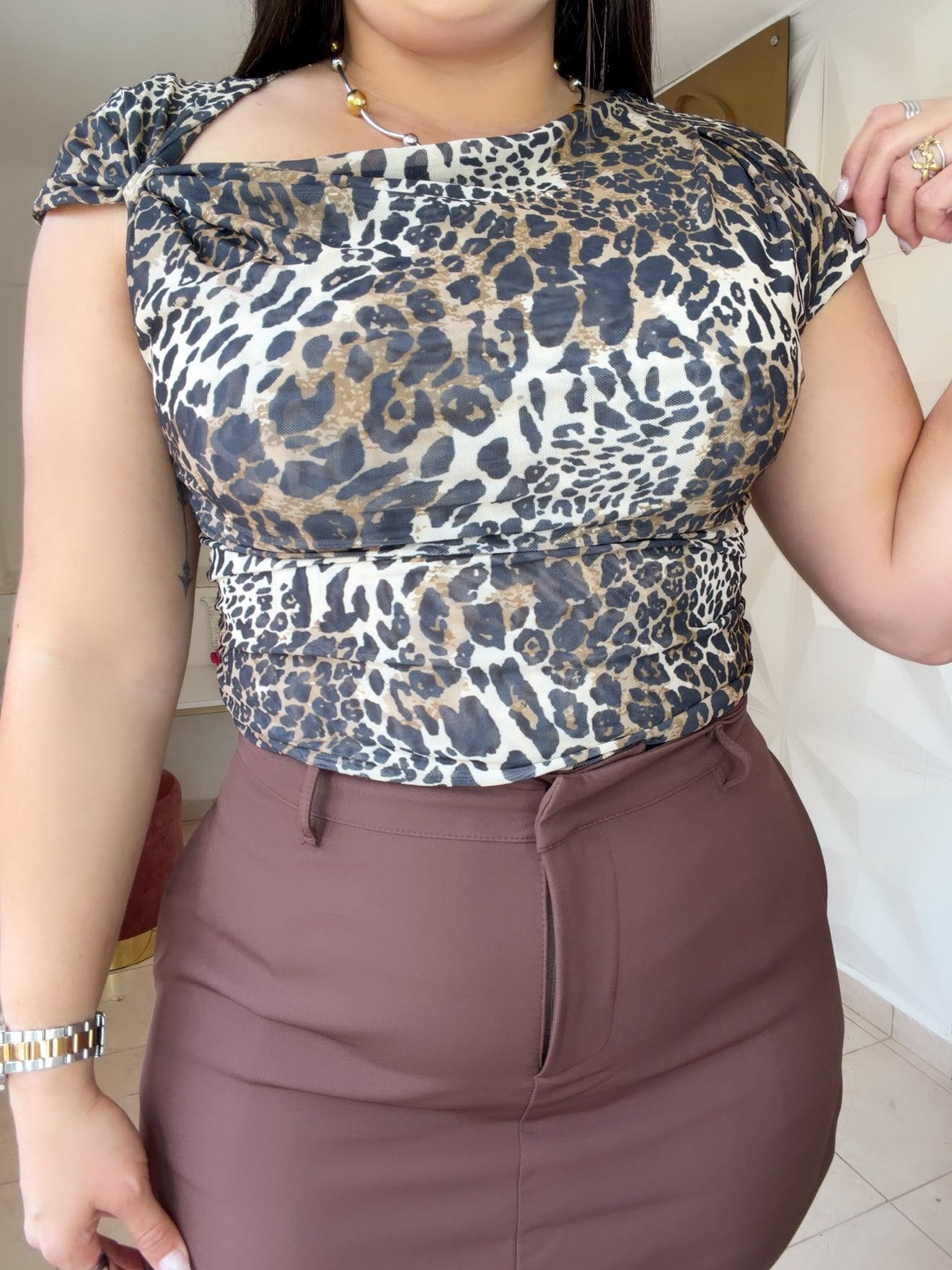 Top Animal Print