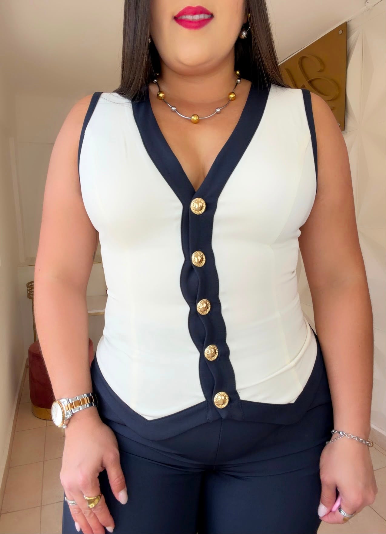 𝗧𝘄𝗼 𝗣𝗶𝗲𝗰𝗲 𝗦𝗲𝘁 Navy 🔹